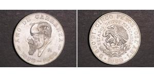  Peso México Plata 