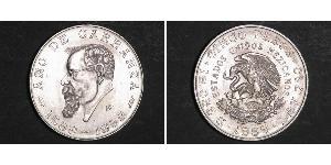  Peso Mexico Silver 