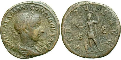  Sestercio Imperio romano (27BC-395) Latón Gordiano III(225-244)