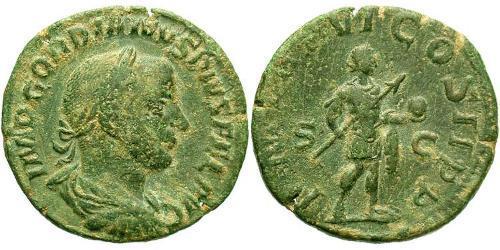  Sesterzio Impero romano (27BC-395) Ottone Gordiano III(225-244)
