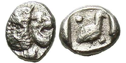  Tetartemorion Древняя Греция (1100BC-330) Серебро 