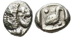  Tetartemorion Стародавня Греція (1100BC-330) Срібло 