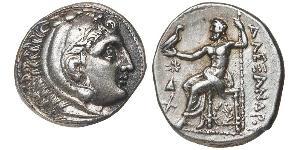  Tetradrachm Macedonian Kingdom (800BC-146BC) Silber Alexander III der Große (356BC-323BC)