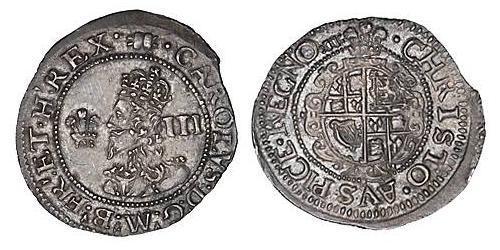  Threepence Reino de Inglaterra (927-1649,1660-1707) Plata Carlos I (1600-1649)