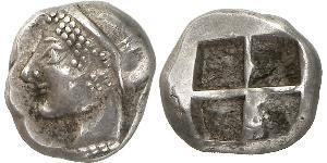  Trihemiobol Grèce antique (1100BC-330) Argent 