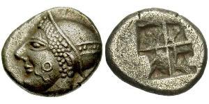  Trihemiobol Grèce antique (1100BC-330) Argent 