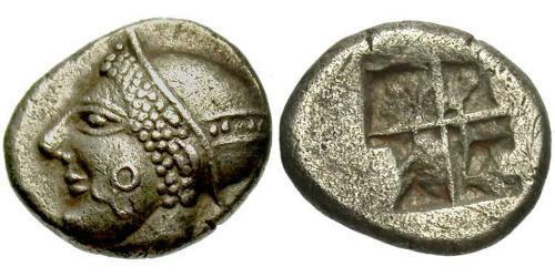  Trihemiobol Grèce antique (1100BC-330) Argent 
