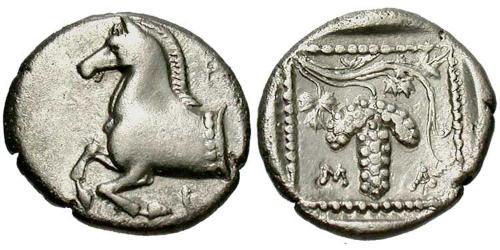  Triobol Grèce antique (1100BC-330) Argent 