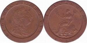  Twopence Королівство Великобританія (1707-1801) Мідь Георг III (1738-1820)