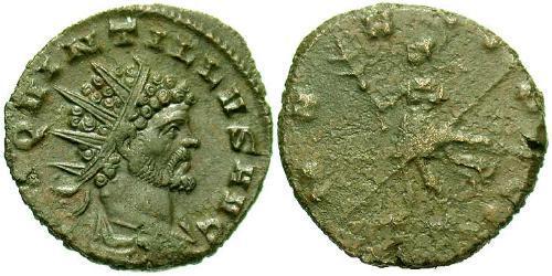  Антониниан Римская империя (27BC-395) Бронза Квинтилл (220-270)