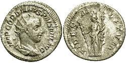  Антониниан Римская империя (27BC-395) Серебро Гордиан III(225-244)
