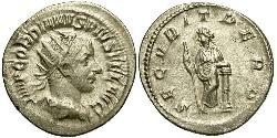  Антониниан Римская империя (27BC-395) Серебро Гордиан III(225-244)