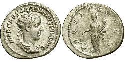  Антониниан Римская империя (27BC-395) Серебро Гордиан III(225-244)