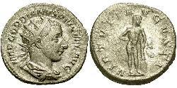  Антониниан Римская империя (27BC-395) Серебро Гордиан III(225-244)