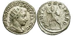  Антониниан Римская империя (27BC-395) Серебро Гордиан III(225-244)