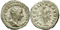  Антониниан Римская империя (27BC-395) Серебро Гордиан III(225-244)