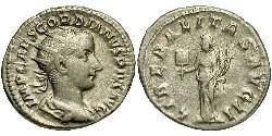  Антониниан Римская империя (27BC-395) Серебро Гордиан III(225-244)