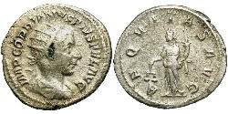  Антониниан Римская империя (27BC-395) Серебро Гордиан III(225-244)