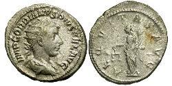  Антониниан Римская империя (27BC-395) Серебро Гордиан III(225-244)