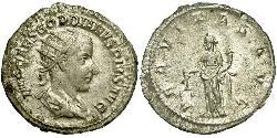 Антониниан Римская империя (27BC-395) Серебро Гордиан III(225-244)