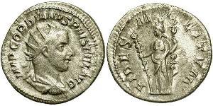  Антониниан Римская империя (27BC-395) Серебро Гордиан III(225-244)