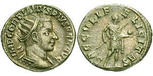  Антониниан Римская империя (27BC-395) Серебро Гордиан III(225-244)
