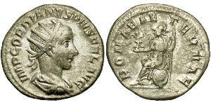  Антониниан Римская империя (27BC-395) Серебро Гордиан III(225-244)