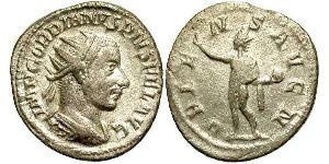  Антониниан Римская империя (27BC-395) Серебро Гордиан III(225-244)