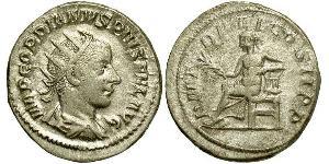  Антониниан Римская империя (27BC-395) Серебро Гордиан III(225-244)