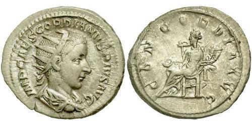  Антониниан Римская империя (27BC-395) Серебро Гордиан III(225-244)