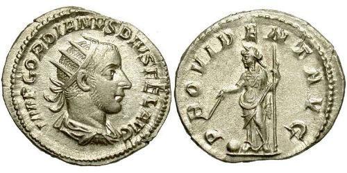  Антониниан Римская империя (27BC-395) Серебро Гордиан III(225-244)