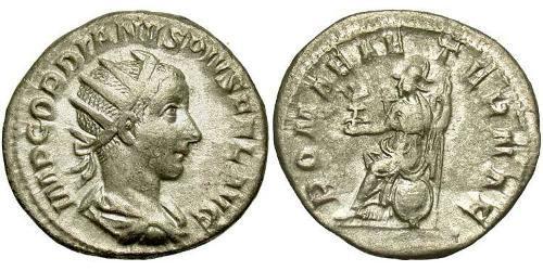  Антониниан Римская империя (27BC-395) Серебро Гордиан III(225-244)