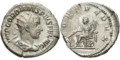  Антониниан Римская империя (27BC-395) Серебро Гордиан III(225-244)