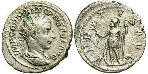  Антониниан Римская империя (27BC-395) Серебро Гордиан III(225-244)