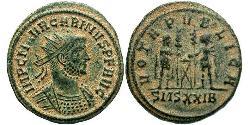  Антонініан Римська імперія (27BC-395) Бронза Карін (257-285)