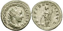  Антонініан Римська імперія (27BC-395) Срібло Гордіан III(225-244)