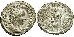  Антонініан Римська імперія (27BC-395) Срібло Гордіан III(225-244)
