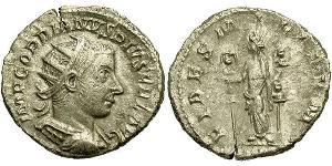  Антонініан Римська імперія (27BC-395) Срібло Гордіан III(225-244)