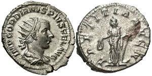 Антонініан Римська імперія (27BC-395) Срібло Гордіан III(225-244)