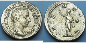  Антонініан Римська імперія (27BC-395) Срібло Гордіан III(225-244)
