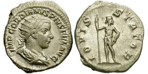  Антонініан Римська імперія (27BC-395) Срібло Гордіан III(225-244)