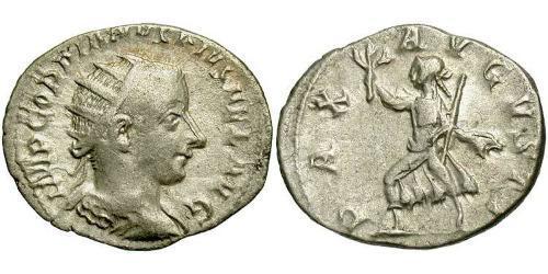  Антонініан Римська імперія (27BC-395) Срібло Гордіан III(225-244)