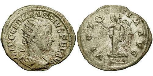 Антонініан Римська імперія (27BC-395) Срібло Гордіан III(225-244)