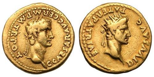  Ауреус Римская империя (27BC-395) Золото Калигула (12-41)