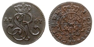  Грош Річ Посполита (1569-1795) Мідь Станіслав Август Понятовський (1732 - 1798)
