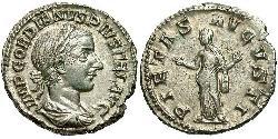  Денарий Римская империя (27BC-395) Серебро Гордиан III(225-244)