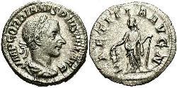  Денарий Римская империя (27BC-395) Серебро Гордиан III(225-244)