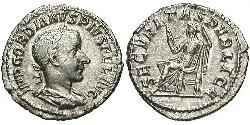  Денарий Римская империя (27BC-395) Серебро Гордиан III(225-244)