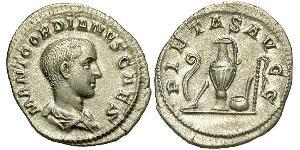  Денарий Римская империя (27BC-395) Серебро Гордиан III(225-244)