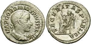  Денарий Римская империя (27BC-395) Серебро Гордиан III(225-244)